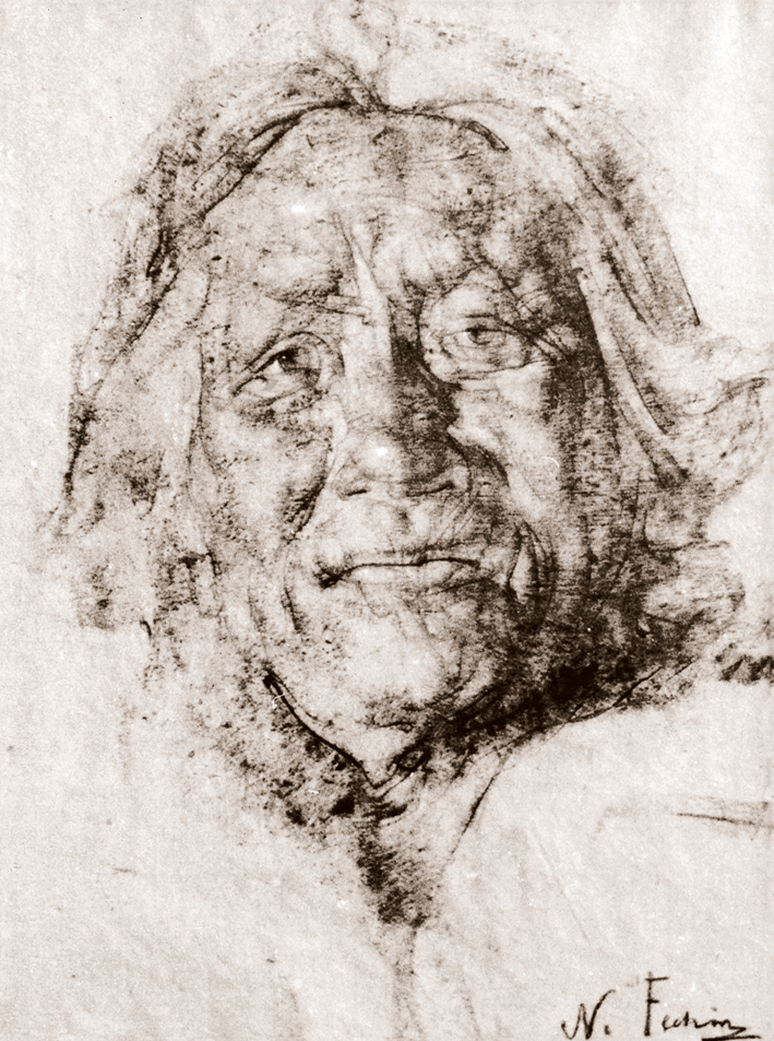  Nicolai Ivanovich Fechin —— 印第安人头像